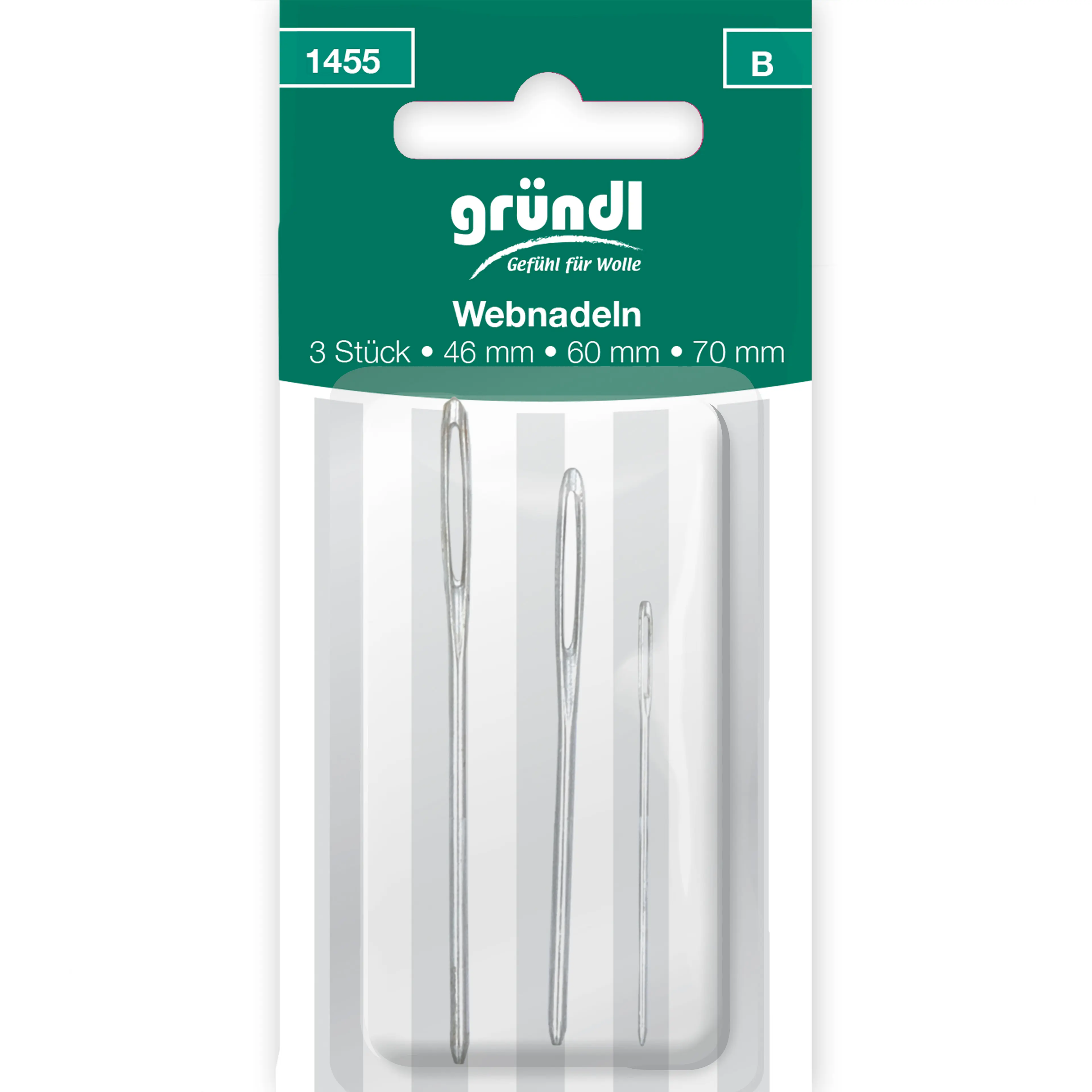 Webnadeln, 70/60/46 mm, Metall Webnadeln, 70/60/46 mm, Metall