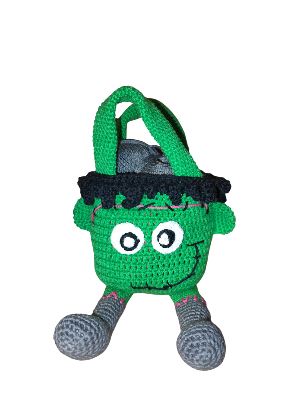 Bonbon Tasche „Monster Franky“ – handgemacht für ein unvergessliches Halloween 🎃🧟♂️ Bonbon Tasche „Monster Franky“ – handgemacht für ein unvergessliches Halloween 🎃🧟♂️
